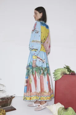 Dresses-HUSK Alemais Aboard Dress - Print