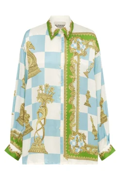 Tops-HUSK Alemais Checkmate Shirt - Multi Coloured MultiColoured