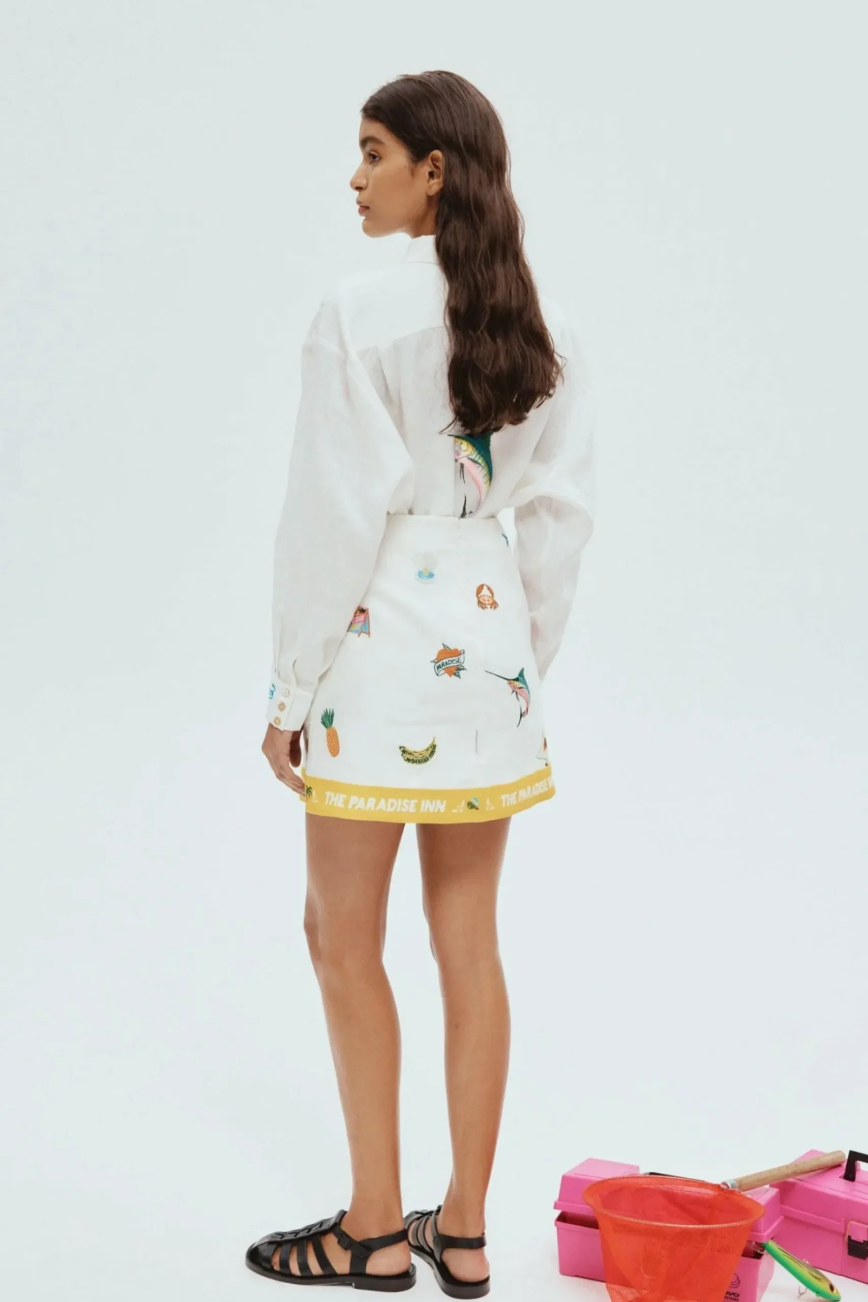 Tops-HUSK Alemais Clam Shirt - Multi Coloured MultiColoured