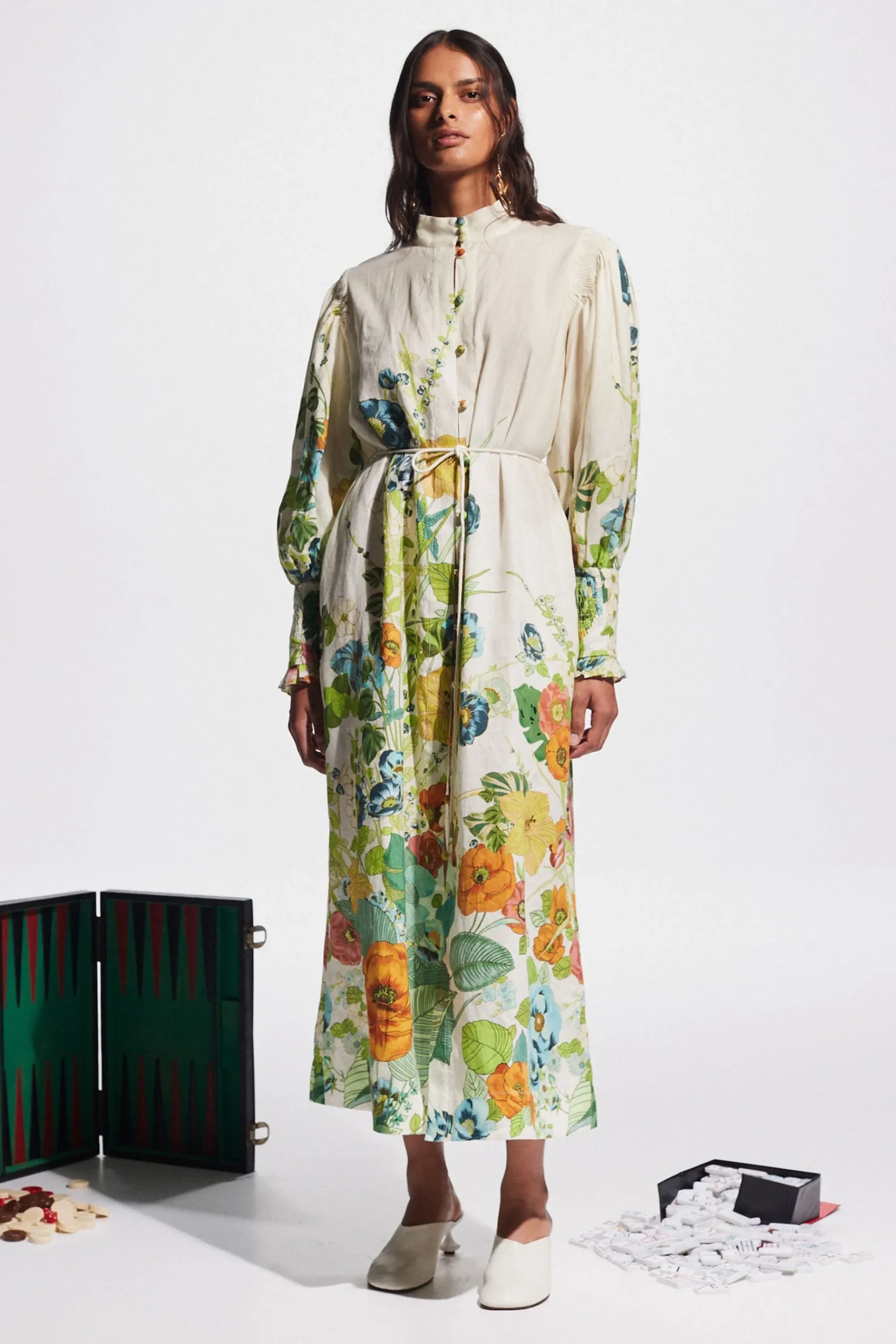 Dresses-HUSK Alemais Constance Dress - Print