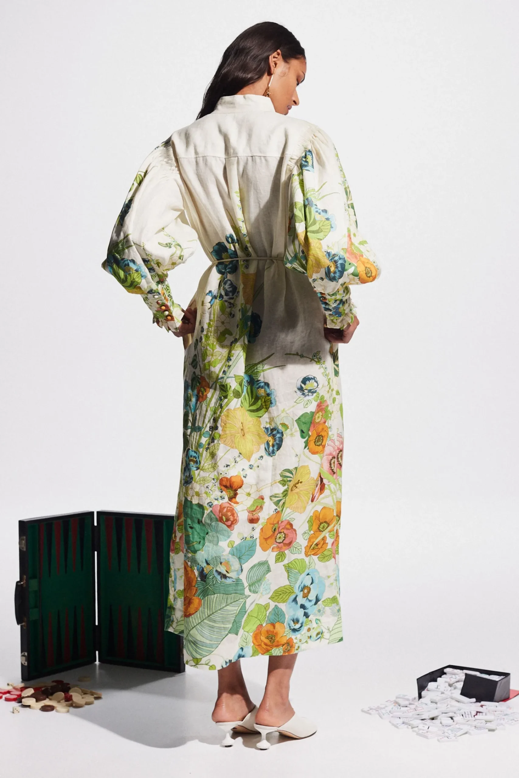 Dresses-HUSK Alemais Constance Dress - Print