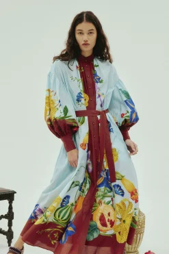 Dresses-HUSK Alemais Dahlia Dress - Multi Coloured MultiColoured