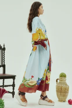Dresses-HUSK Alemais Dahlia Dress - Multi Coloured MultiColoured