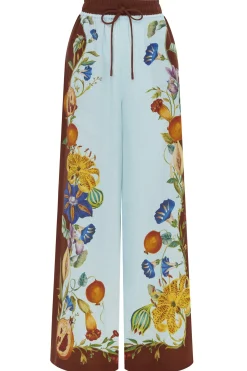 Pants-HUSK Alemais Dahlia Pant - Multi Coloured MultiColoured