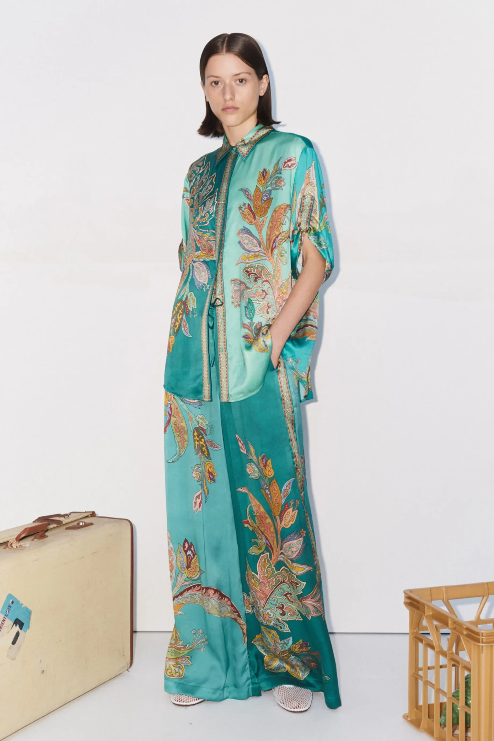 Tops-HUSK Alemais Franca Shirt - Print