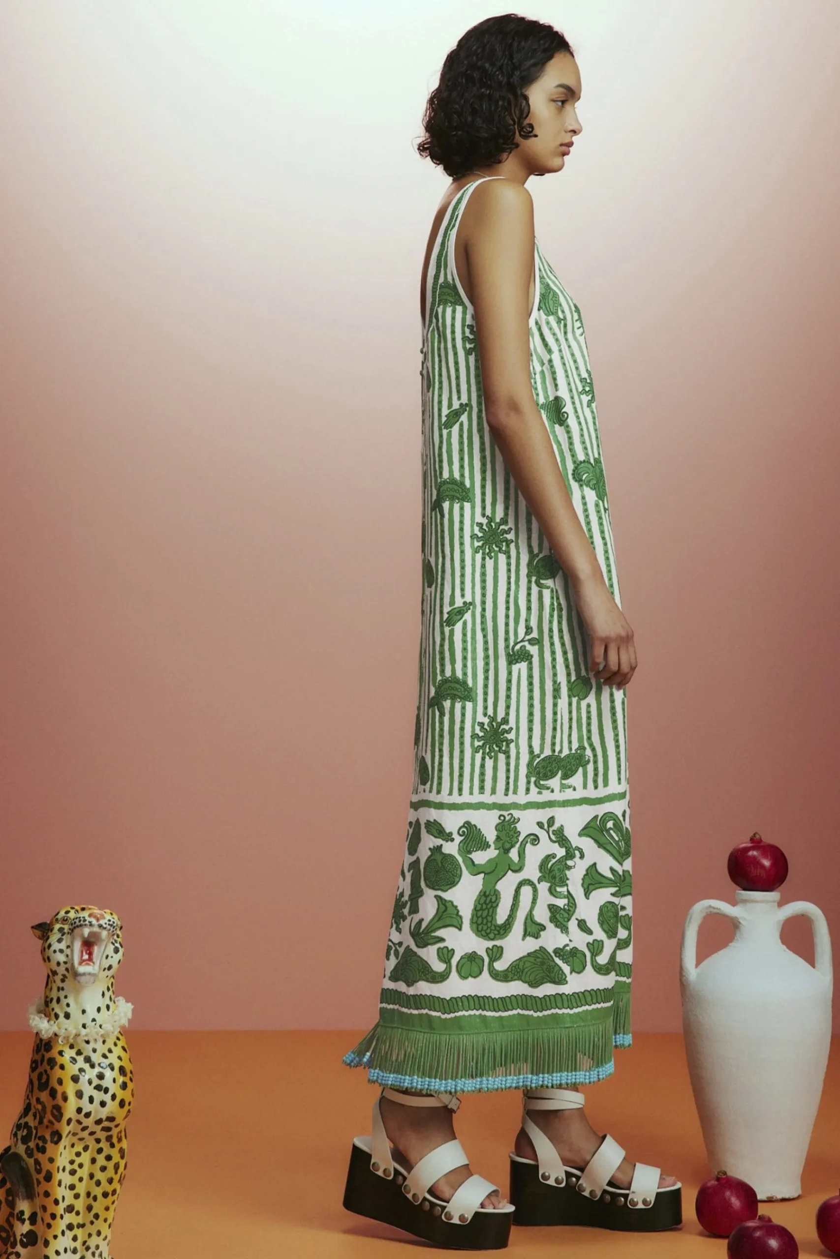 Dresses-HUSK Alemais Lula Midi - Multi Coloured MultiColoured