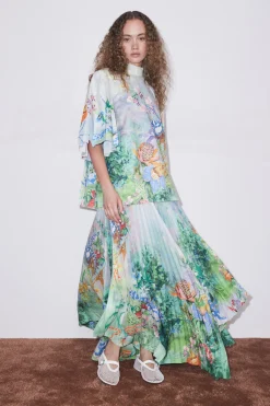 Tops-HUSK Alemais Mirage Top - Print