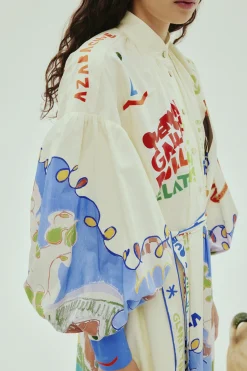 Dresses-HUSK Alemais Nadia Shirtdres - Multi Coloured MultiColoured