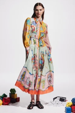 Dresses-HUSK Alemais Players Dress - Print