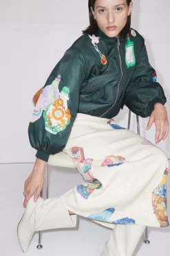 Jackets & Coats-HUSK Alemais Royal Bomber - Print