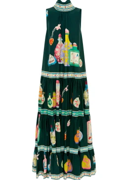 Dresses-HUSK Alemais Royal Midi - Print