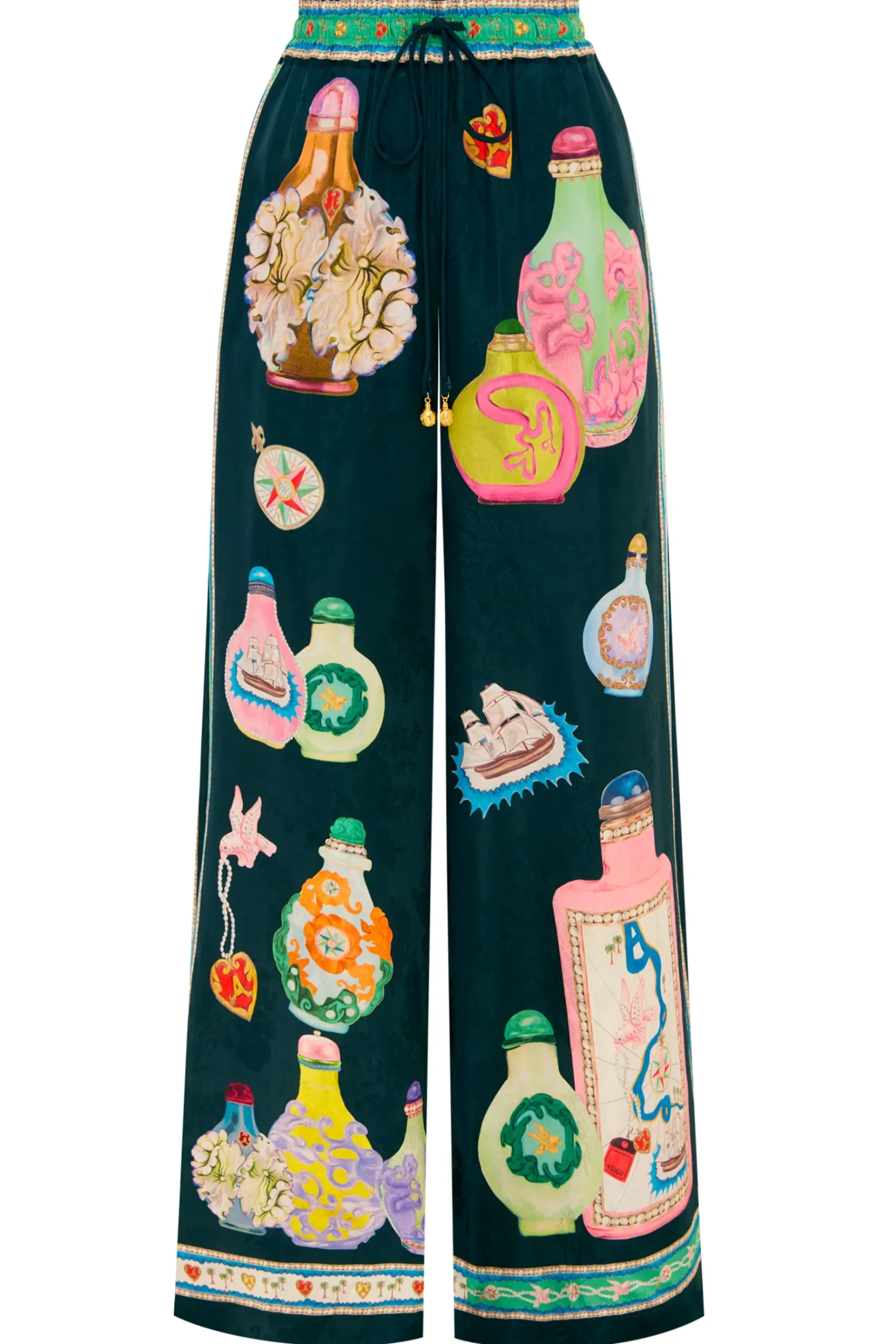 Pants-HUSK Alemais Royal Pant - Print