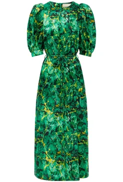 Dresses-HUSK Alemais Sunburst Midi - Print