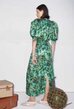 Dresses-HUSK Alemais Sunburst Midi - Print
