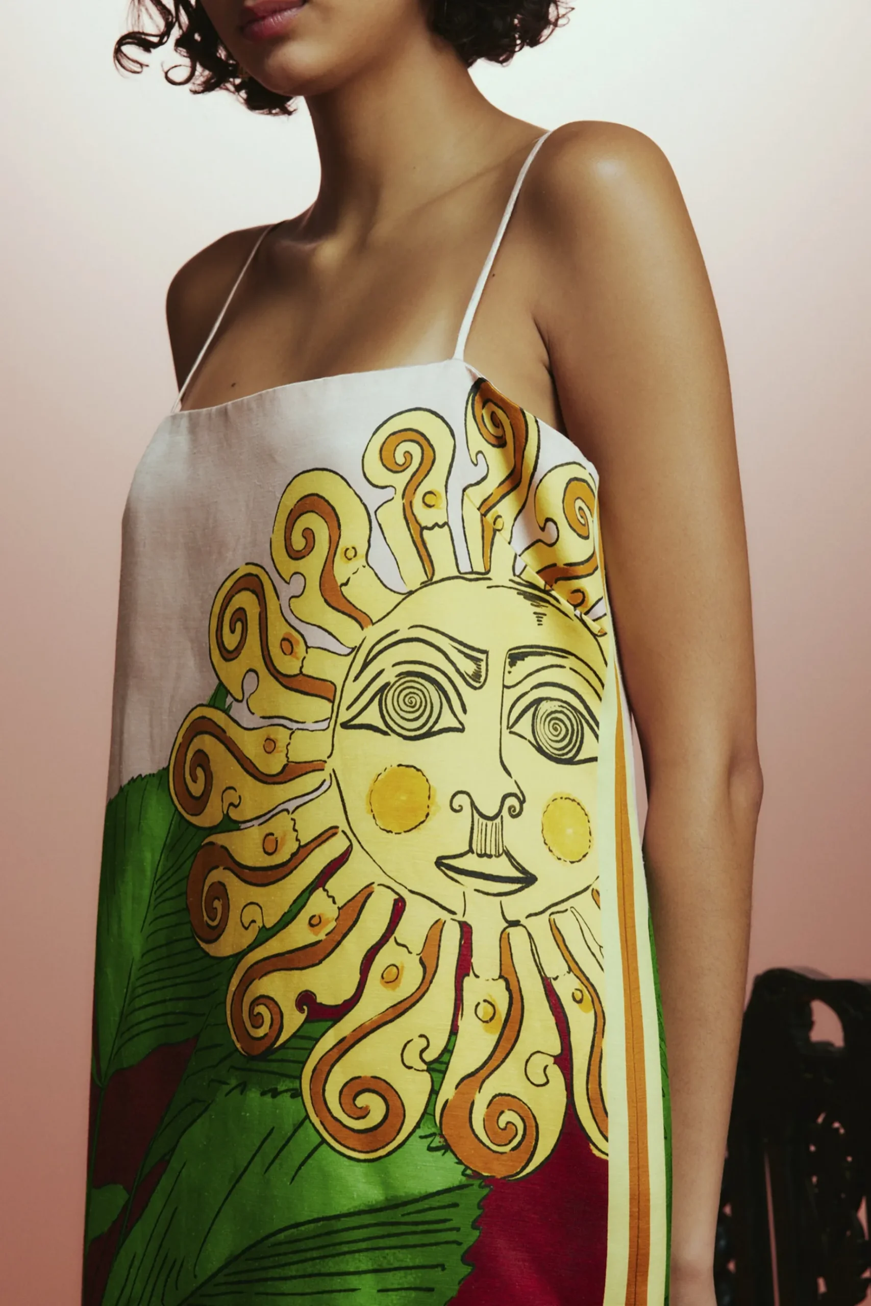 Dresses-HUSK Alemais Tiger Dress - Multi Coloured MultiColoured