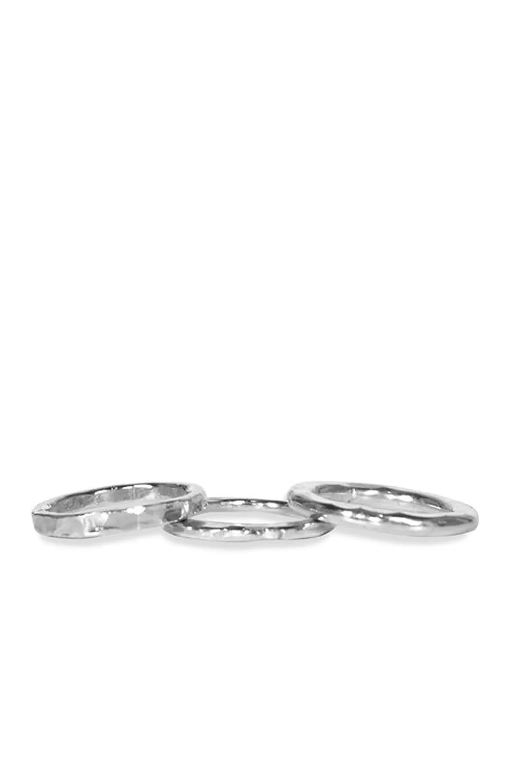Rings-HUSK Alouette Design 3 Stacker - Silver