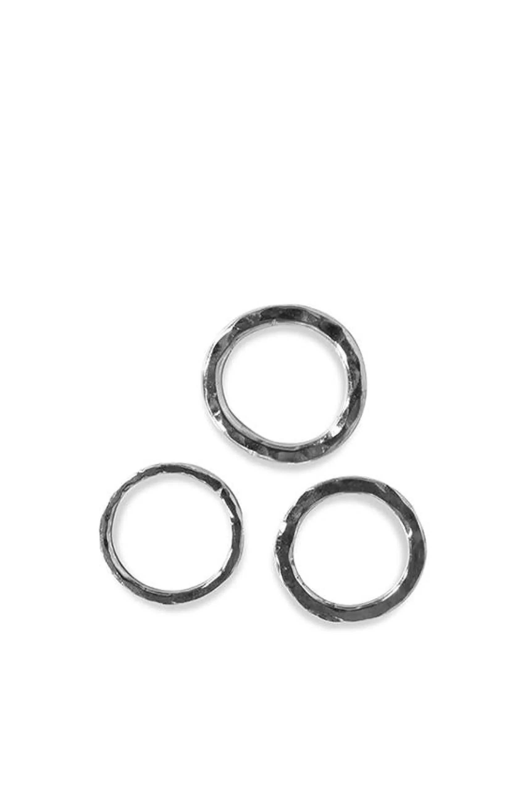 Rings-HUSK Alouette Design 3 Stacker - Silver