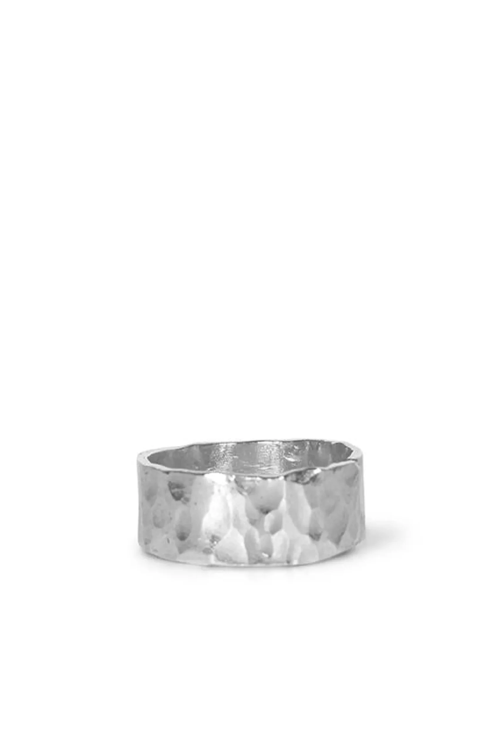 Rings-HUSK Alouette Design Hammered Ring - Silver