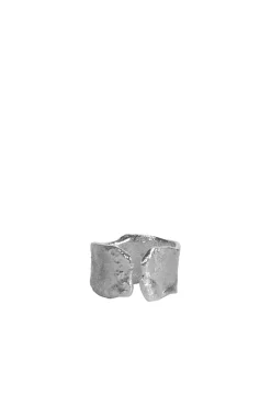 Rings-HUSK Alouette Design Moonscape Ring - Silver
