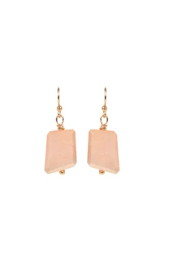 Earrings-HUSK Alouette Design Nugget Earring - Caramel