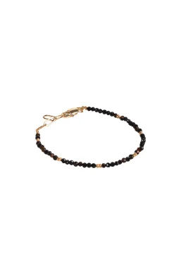 Bracelets-HUSK Alouette Design Seed Bracelet - Black & Silver Black&Silver