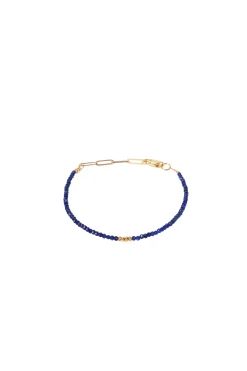 Bracelets-HUSK Alouette Design Seed Bracelet - Lapis