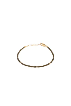 Bracelets-HUSK Alouette Design Seed Bracelet - Olive