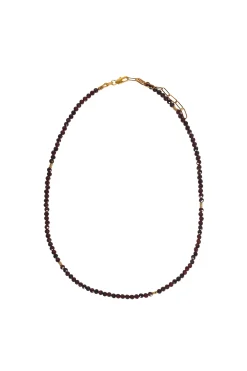 Necklaces-HUSK Alouette Design Seed Necklace - Chocolate