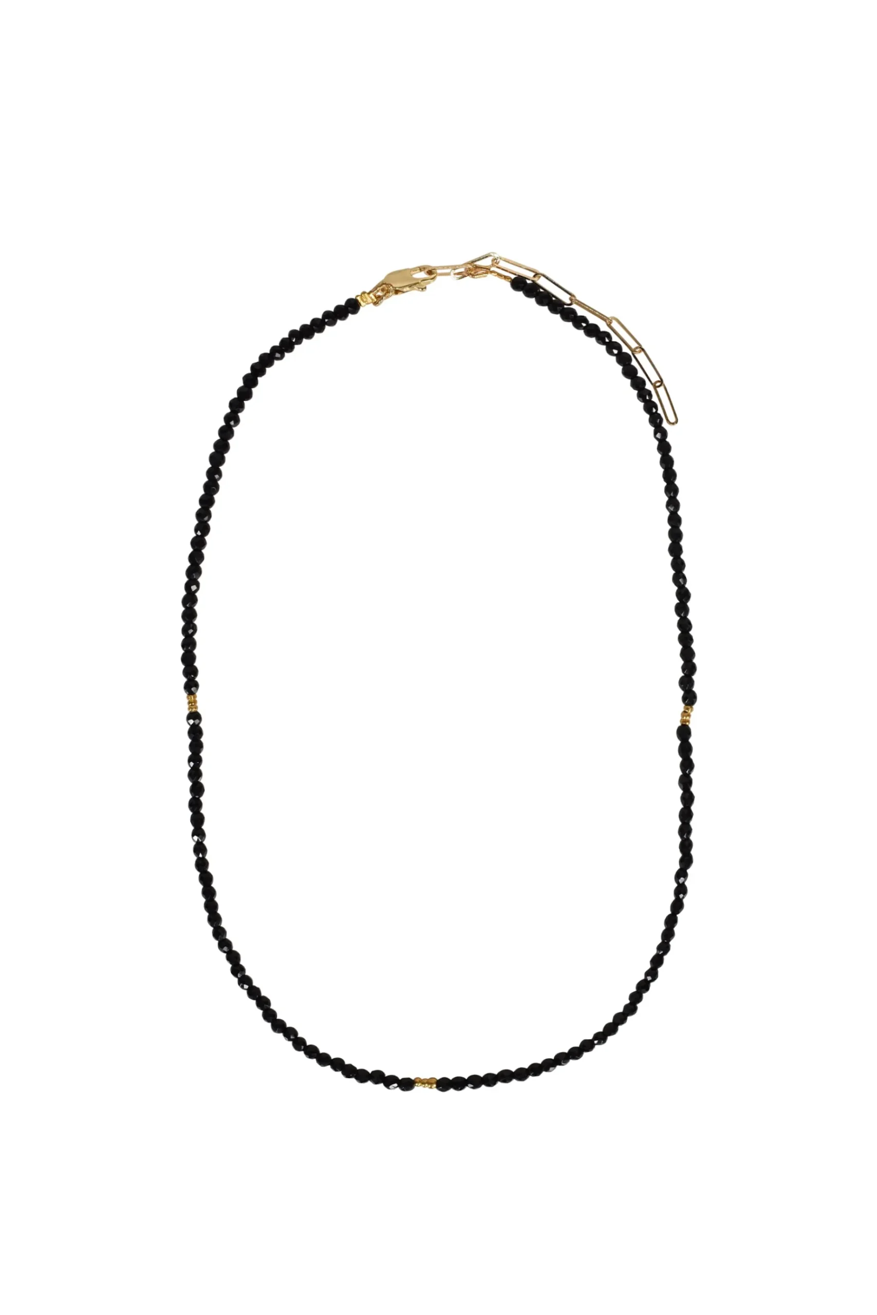 Necklaces-HUSK Alouette Design Seed Necklace - Black