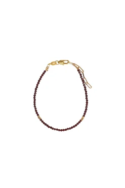 Bracelets-HUSK Alouette Design Tiny Bracelet - Chocolate