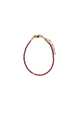 Bracelets-HUSK Alouette Design Tiny Bracelet - Red