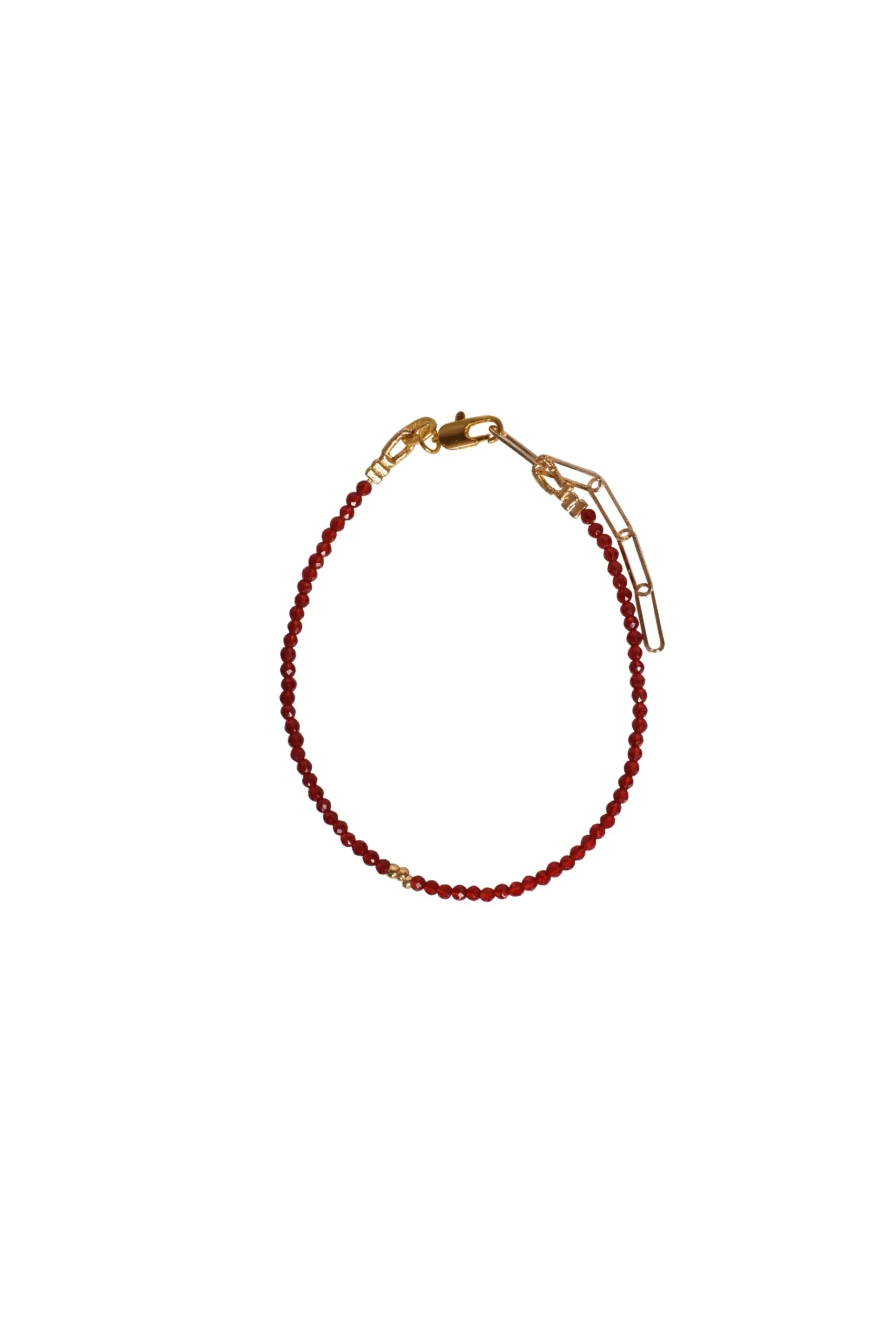 Bracelets-HUSK Alouette Design Tiny Bracelet - Red