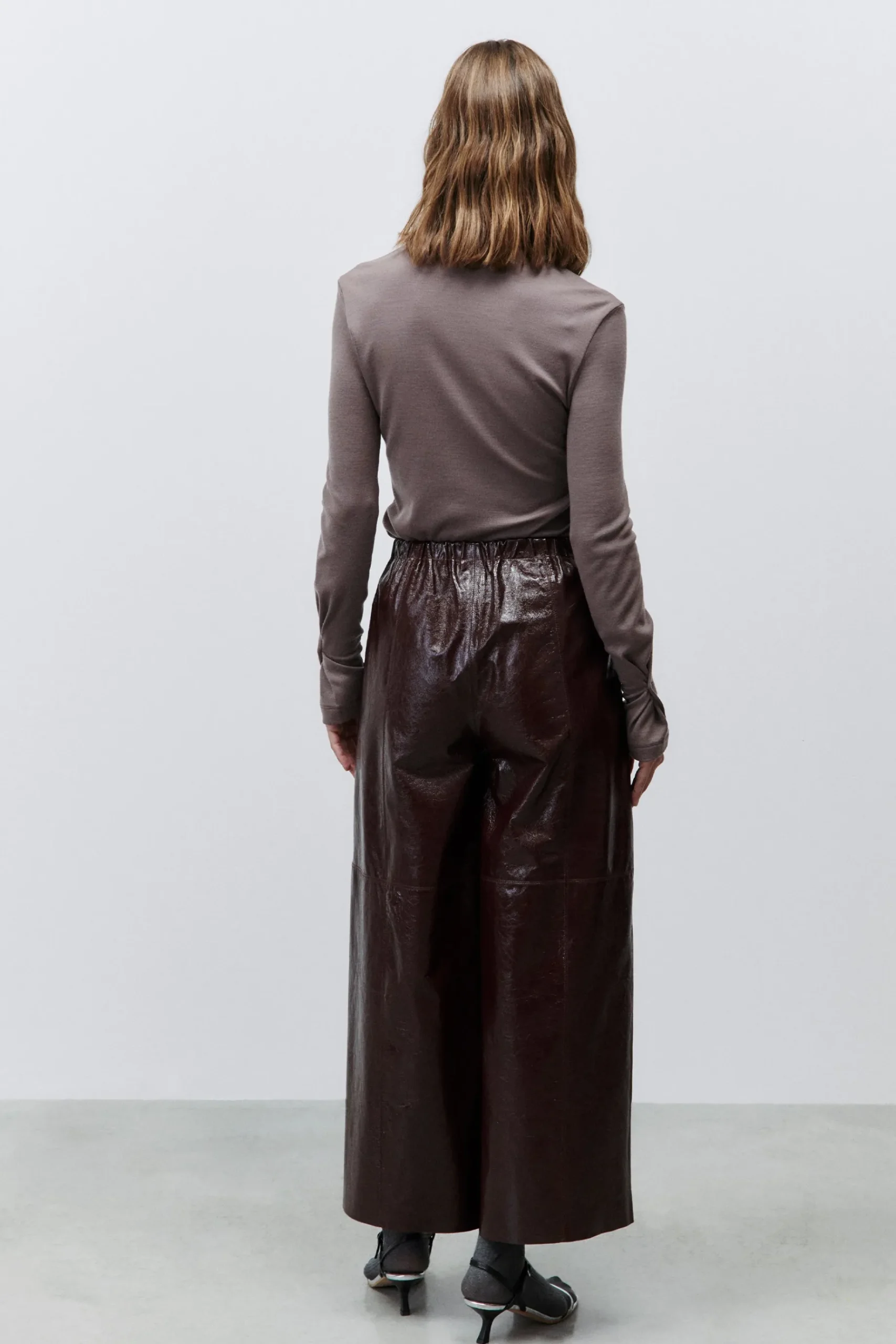 Pants-HUSK Alysi Barolo Pant - Burgundy