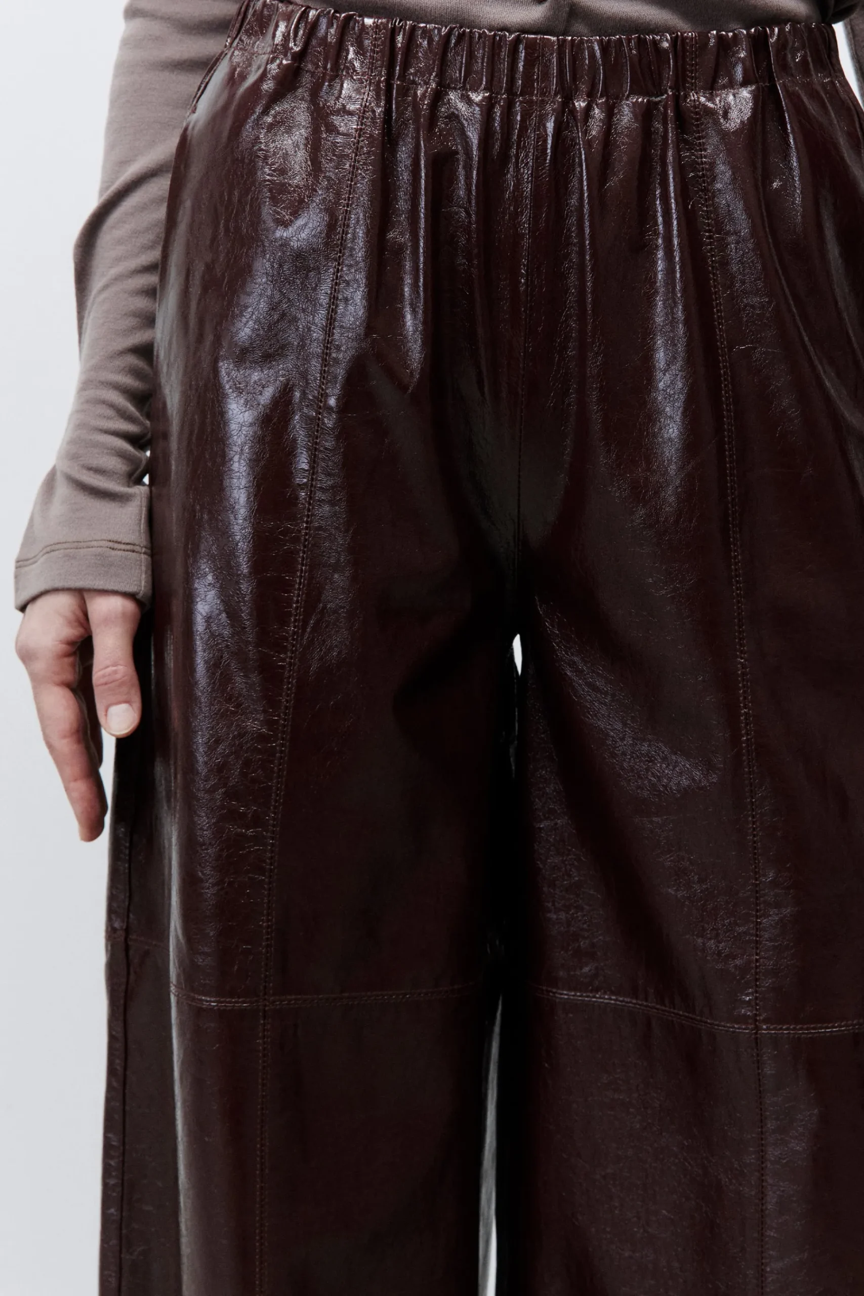 Pants-HUSK Alysi Barolo Pant - Burgundy