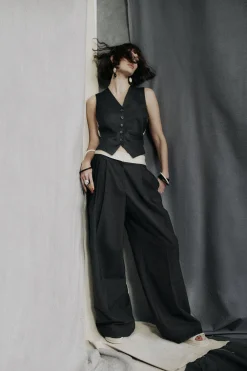 Pants-HUSK Alysi Pisces Pant - Black