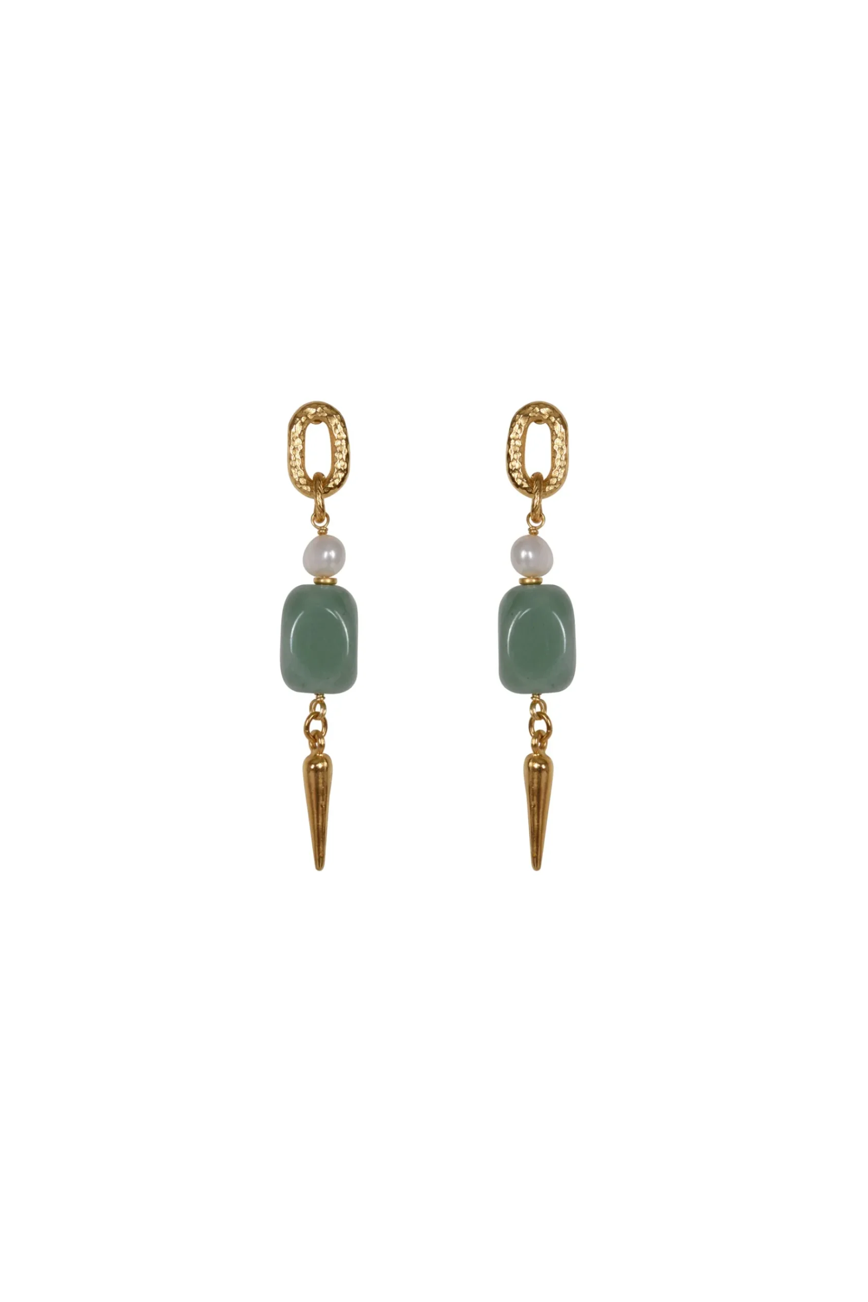 Earrings-HUSK Ben Amun Arrow Earring - Gold