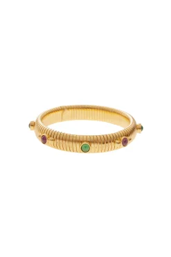 Bracelets-HUSK Ben Amun Snake Bangle - Gold