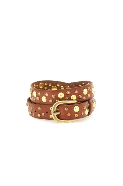 Belts-HUSK Campomaggi Lara Belt - Cognac