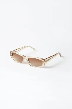 Sunglasses & Optical-HUSK Chimi 09 Sunglasses - Ecru