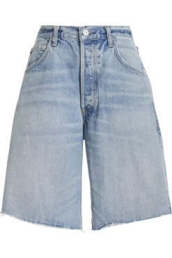 Denim-HUSK Citizens of Humanity Ayla Short - Blue - Light Blue-Light