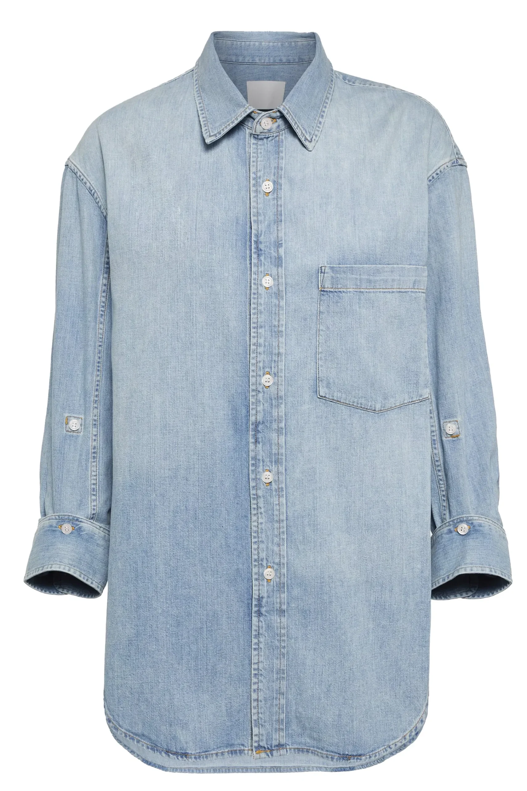 Tops-HUSK Citizens of Humanity Kayla Shirt - Blue - Light Blue-Light