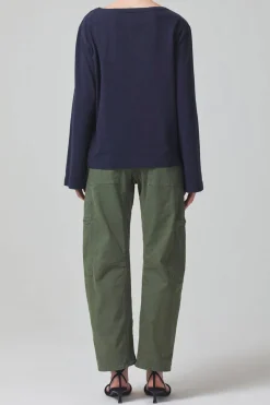 Denim-HUSK Citizens of Humanity Marcelle Cargo - Khaki