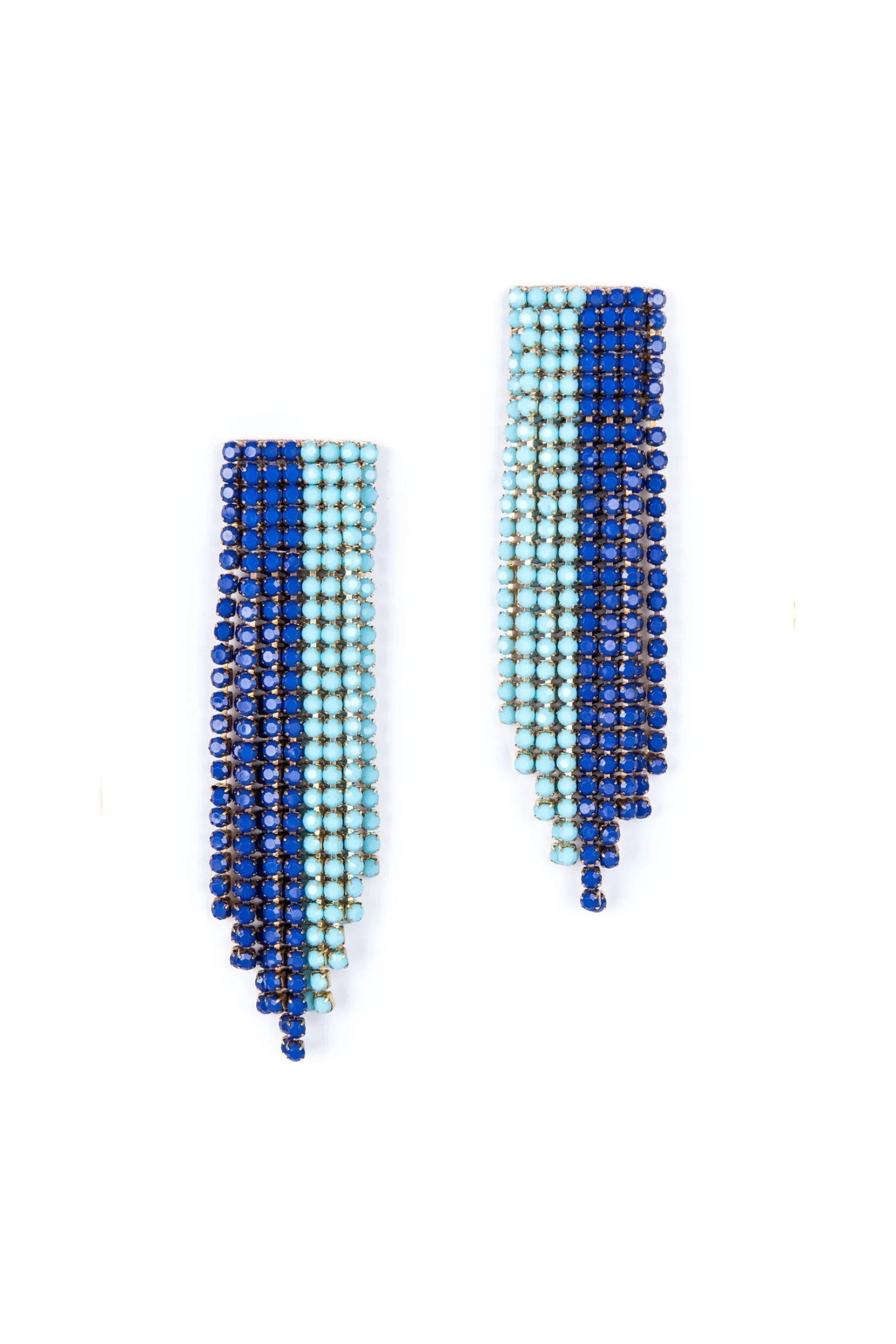 Earrings-HUSK Deepa Gurnani Rayla Earring - Cobalt