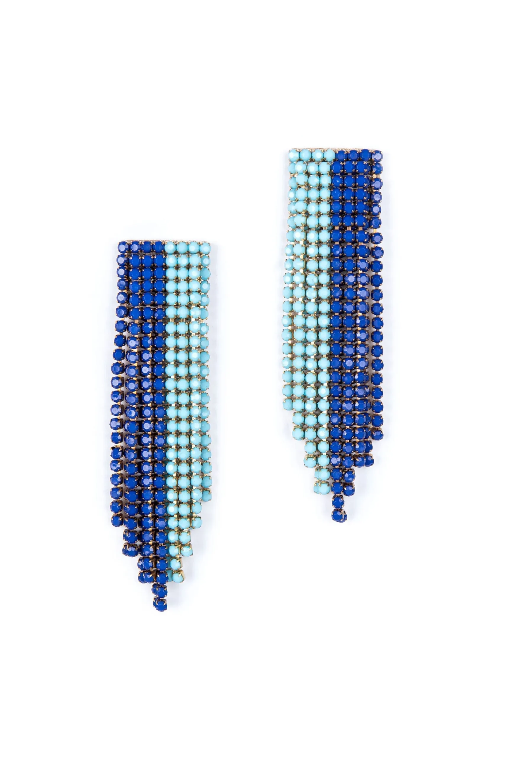 Earrings-HUSK Deepa Gurnani Rayla Earring - Cobalt