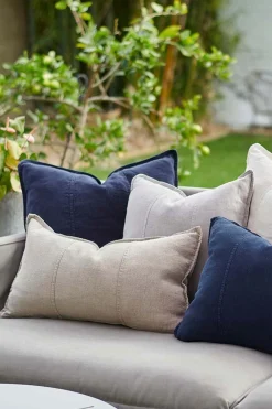 Cushions & Throws-HUSK Eadie Linen 40x60 N EadieLinen40x60N