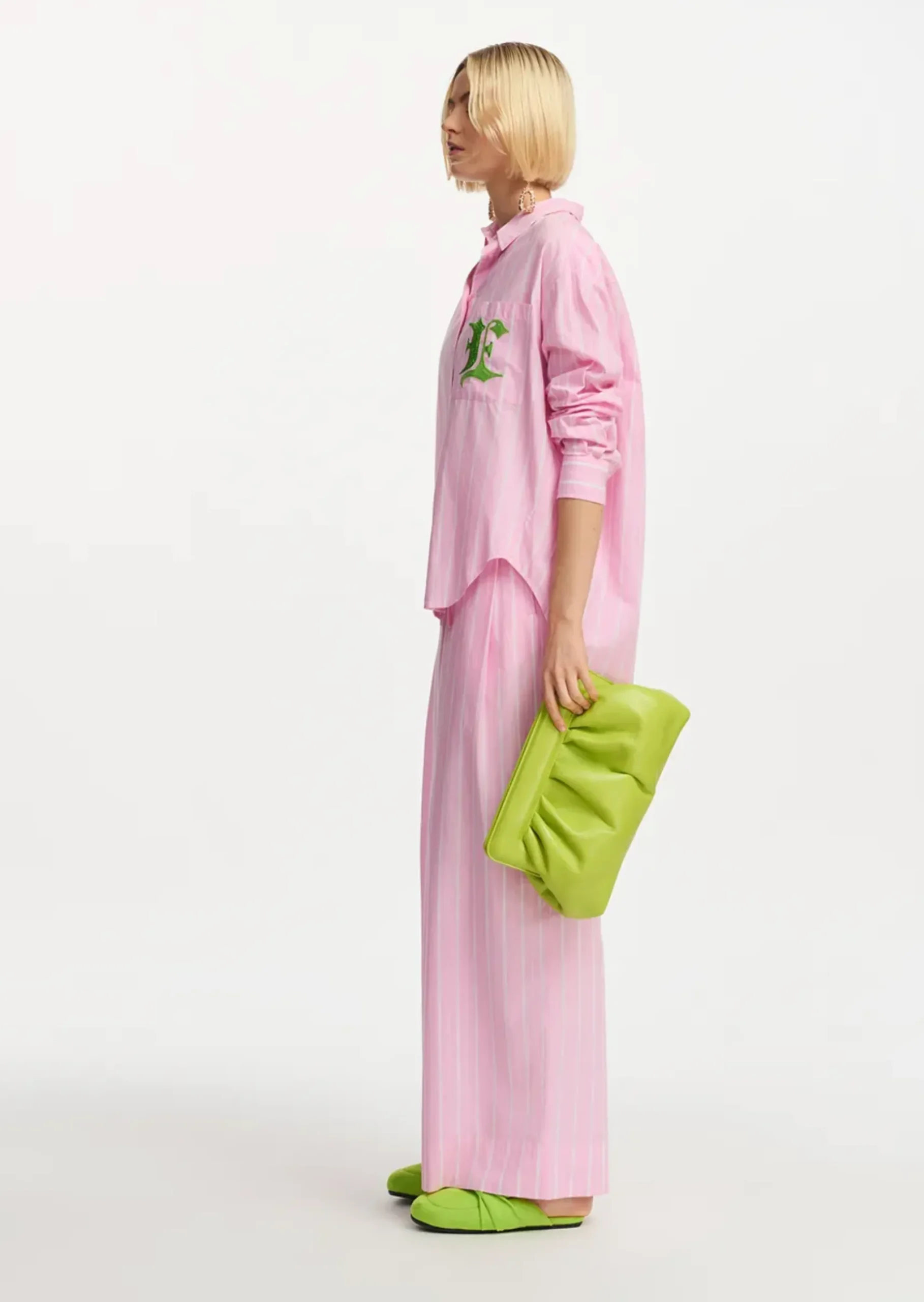 Pants-HUSK Essentiel Antwerp Febbles Pants - Pink
