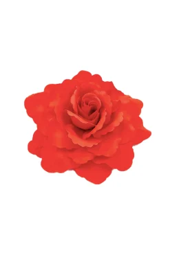 Earrings-HUSK Essentiel Antwerp Fewo Brooch - Red