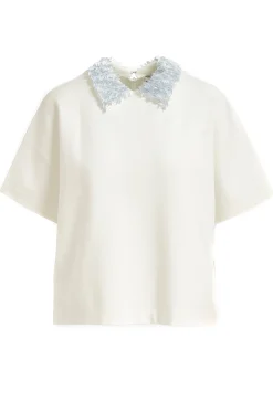 Tops-HUSK Essentiel Antwerp Filano Top - White