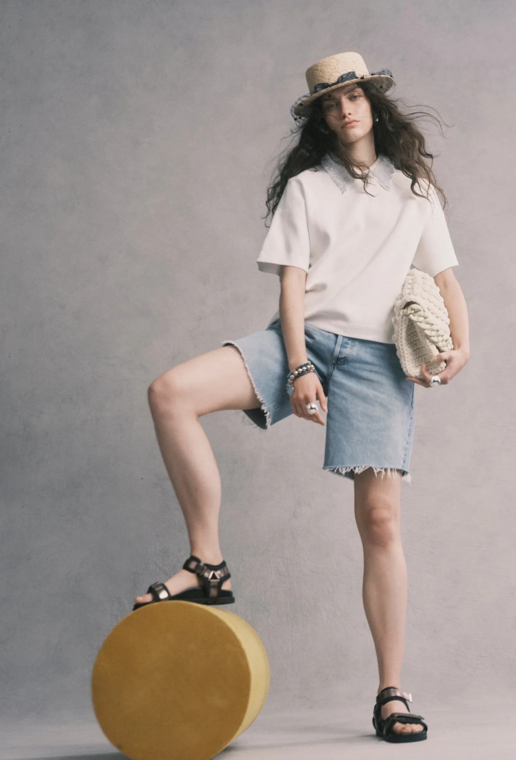 Tops-HUSK Essentiel Antwerp Filano Top - White