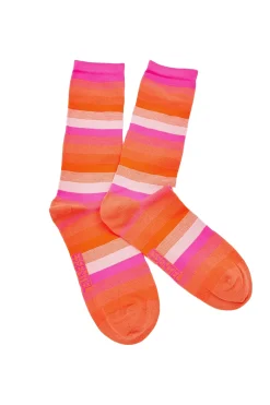 Scarves, Socks & Gloves-HUSK Essentiel Antwerp Flogo Sock - Sun